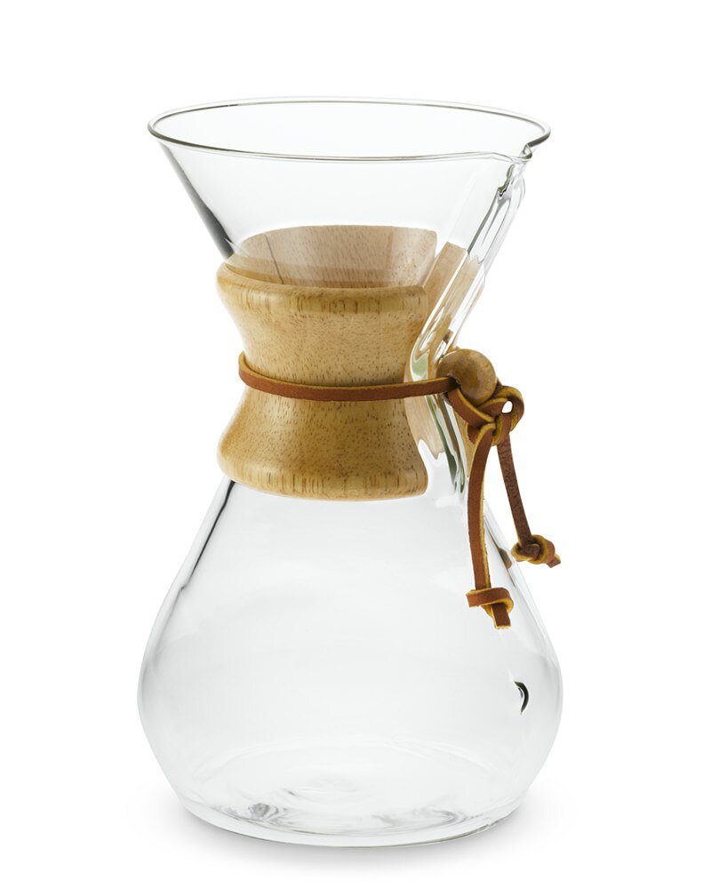 Glass coffee deals pour over
